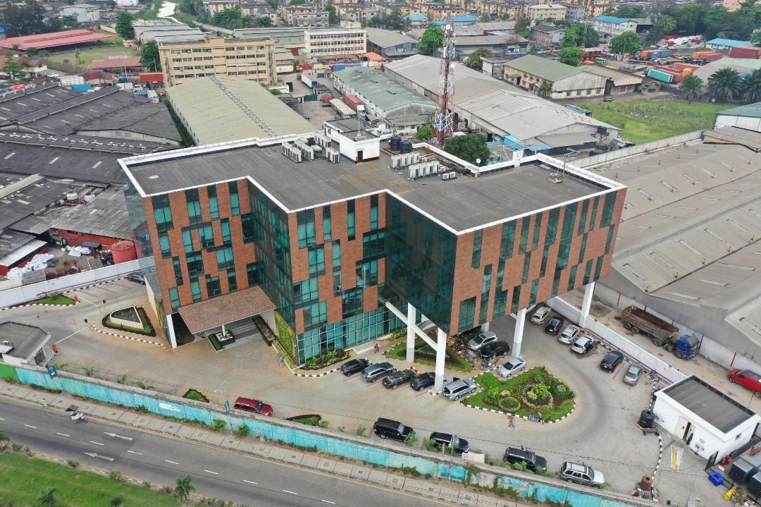 Building Exterior — Aerial View